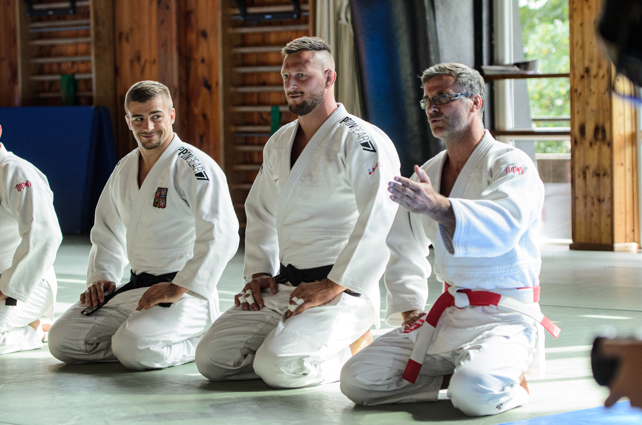 Tisková konference reprezentantů v judu před odletem na Tokio