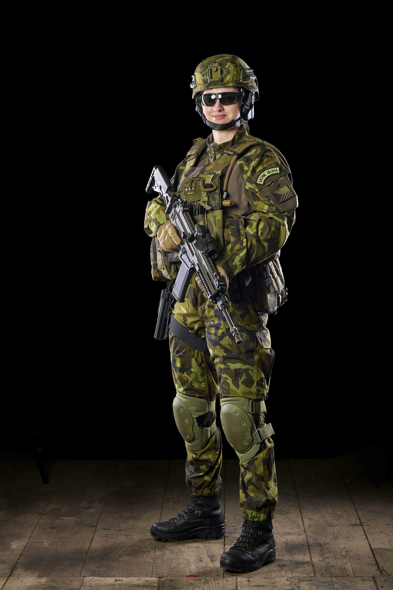 Ateliérové focení - Aktivní Zálohy ČR